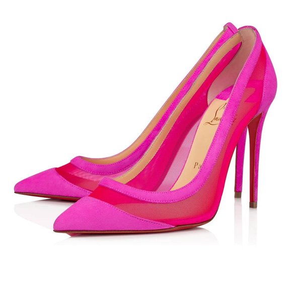 Christian Louboutin Shoes - ❌SOLD❌Christian Louboutin Galativi Neon Suede Mesh